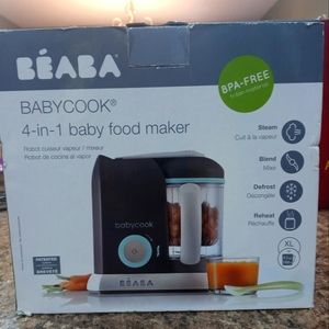 BEABA Babycook Solo 4 in 1 Baby Food Maker, Processor, Steam Cook and Blender, X